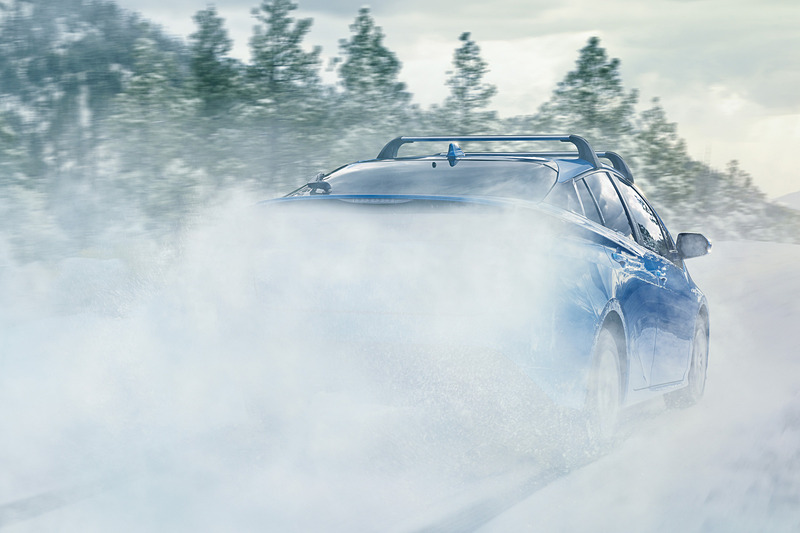 発進から6mph（約9.6km/h）まで後輪を駆動させ、さらに必要に応じて43mph（約70km/h）までモーターアシストを実施。雨や雪で滑りやすい路面で安定した走りを提供する