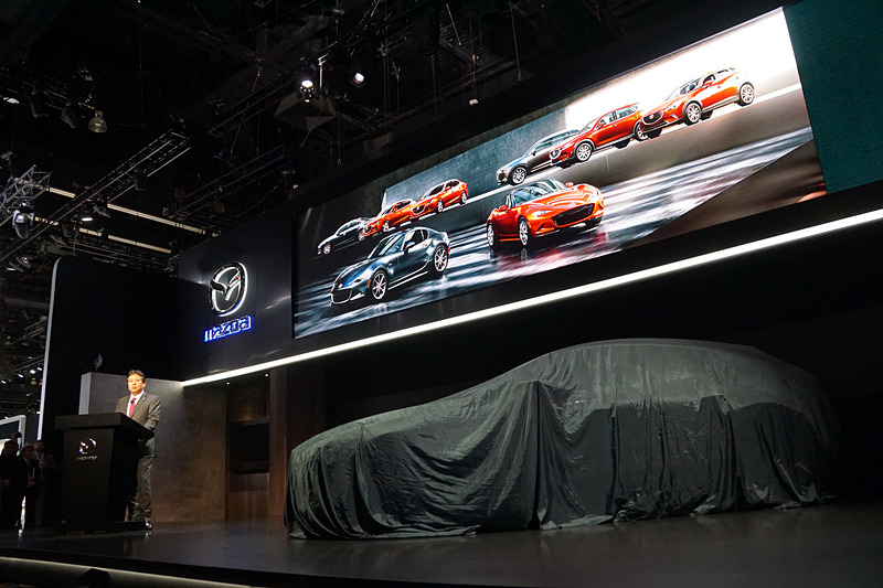 2012年以降「SKYACTIV TECHNOLOGY （スカイアクティブ テクノロジー）」を搭載し、デザインテ ーマ「魂動（こどう）-Soul of Motion-」に基づいて開発された9車種をグローバルに導入