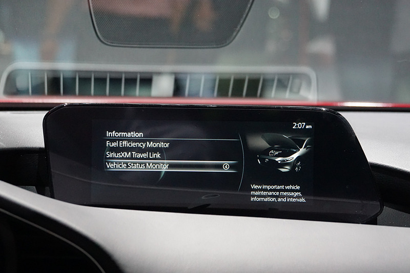 新型Mazda3 ハッチバックのインテリア