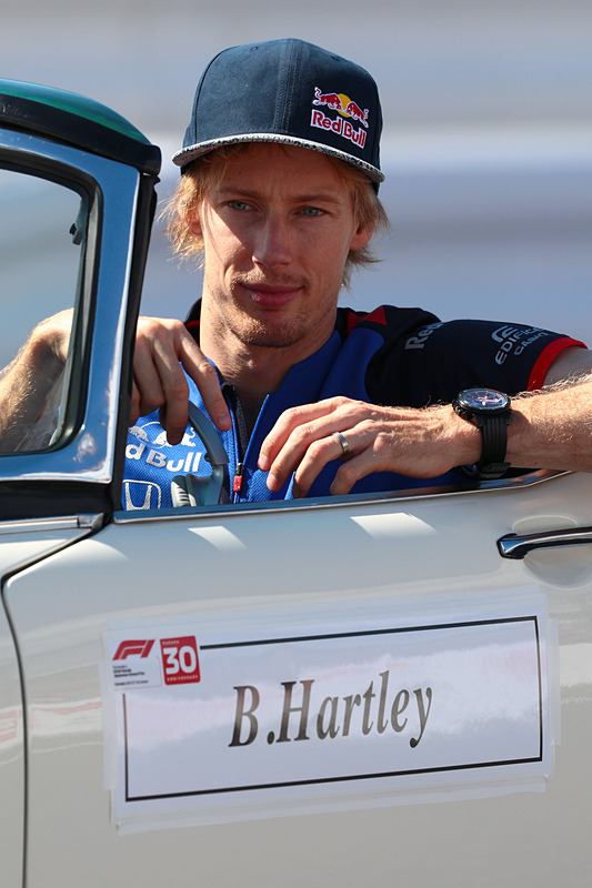 ドライバーズパレードの選手たち