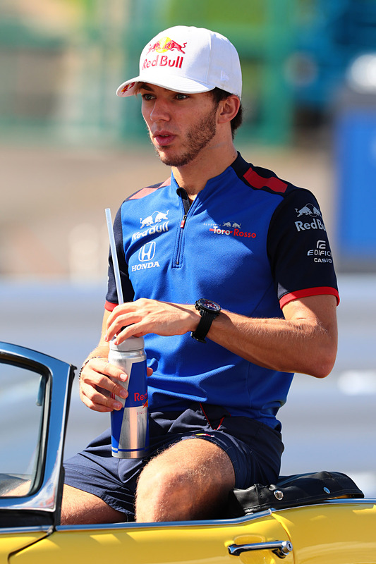 ドライバーズパレードの選手たち