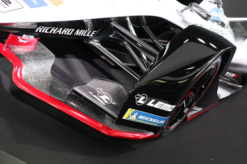 日産 フォーミュラEマシンのディテール