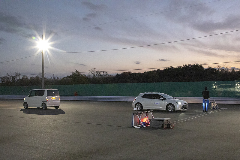 初公開されたデモ試験の様子