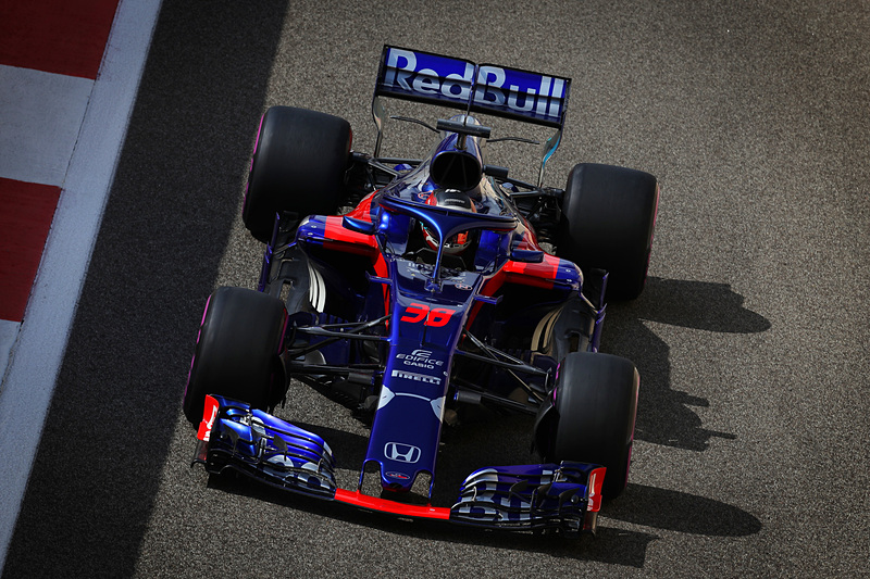 レッドブル、トロロッソ・ホンダのテストの様子（写真提供：ホンダ）