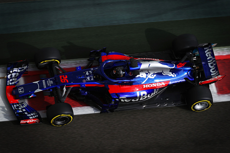 レッドブル、トロロッソ・ホンダのテストの様子（写真提供：ホンダ）