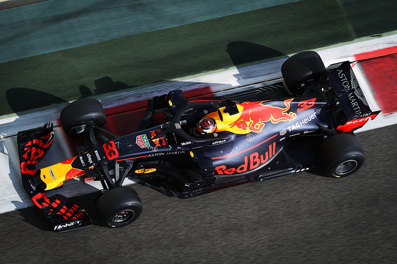 レッドブル、トロロッソ・ホンダのテストの様子（写真提供：ホンダ）