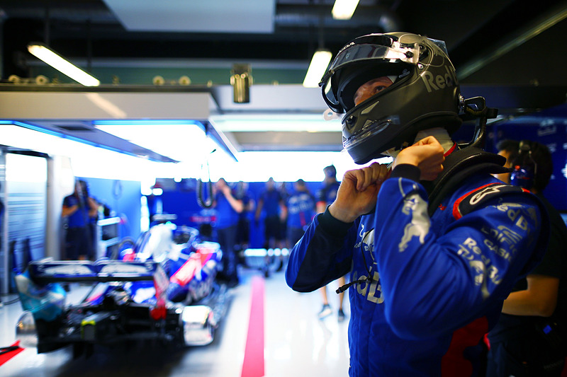 レッドブル、トロロッソ・ホンダのテストの様子（写真提供：ホンダ）