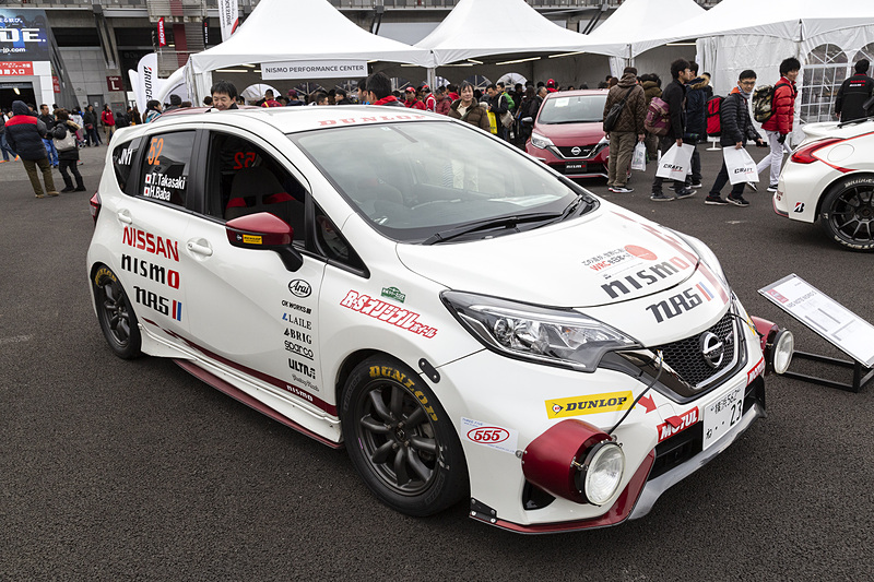 全日本ラリー JN1クラスに出場した「NRS ノート NISMO S」