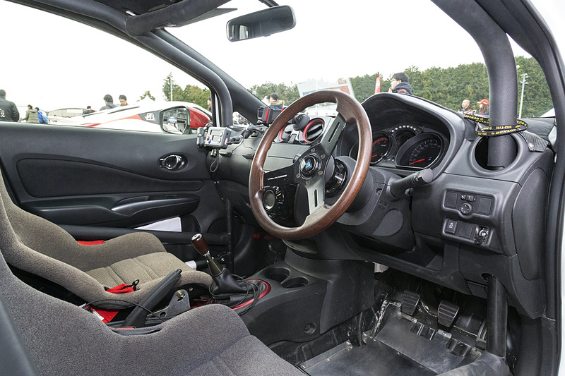 全日本ラリー JN1クラスに出場した「NRS ノート NISMO S」