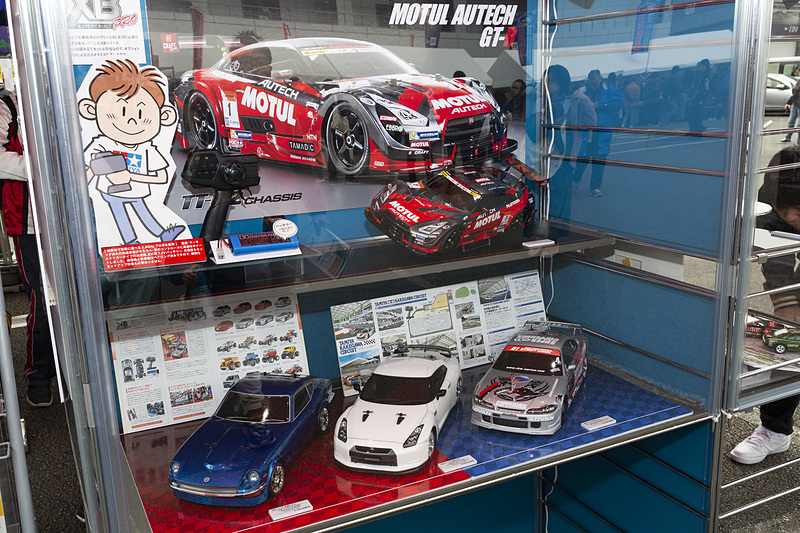 ラジコン体験をしていたタミヤブース