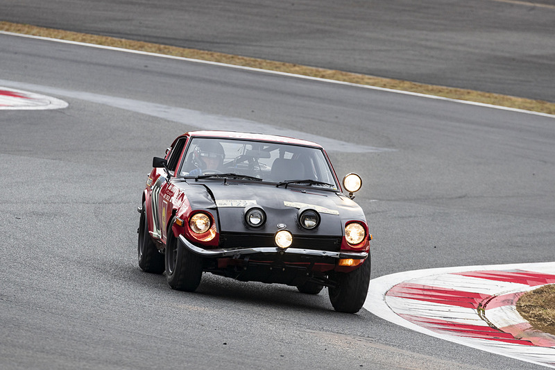 ヒストリックカーデモランを走行したマシン