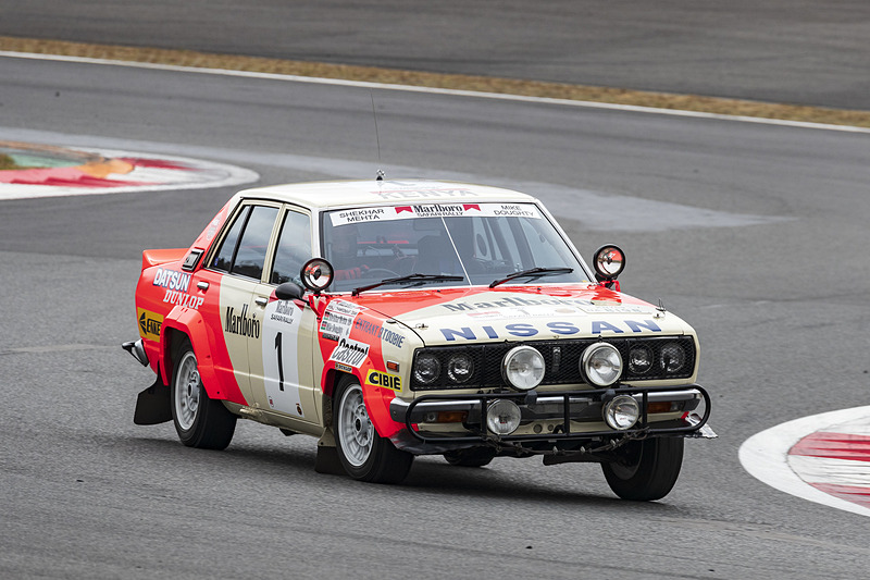 ヒストリックカーデモランを走行したマシン