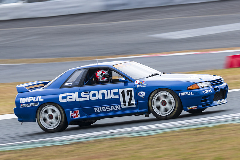 ヒストリックカーデモランを走行したマシン