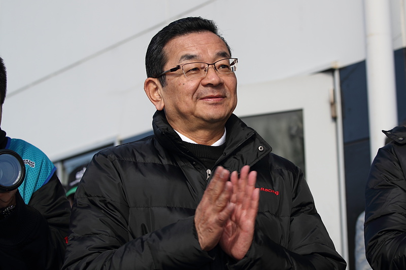 ホンダの八郷社長も臨席の中でカート大会が行なわれた