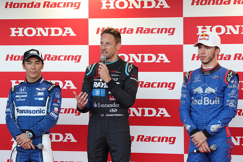 Story of Honda F1でドライバーを務めた佐藤琢磨選手、ジェンソン・バトン選手、ピエール・ガスリー選手