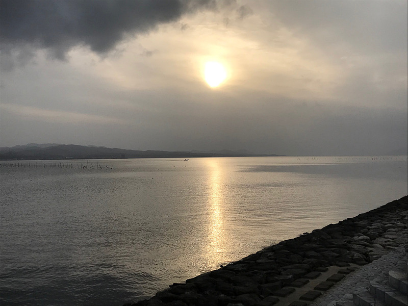 懐かしい思い出のある宍道湖。今回の旅でも素晴らしい光景を見ることができた
