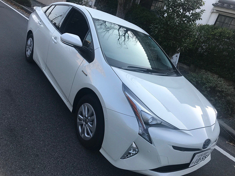 旅の相棒に選んだレンタカーのトヨタ自動車「プリウス」は、約250kmを走って燃費は28km/Lだった
