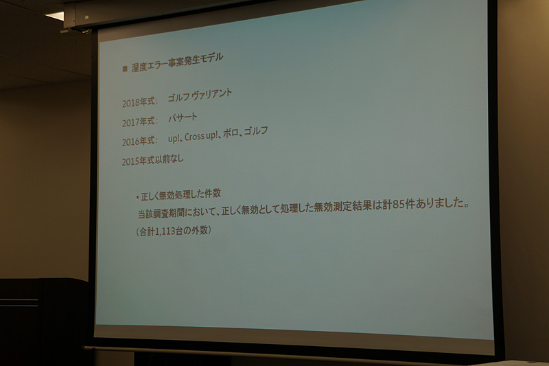 会場で示されたスライド