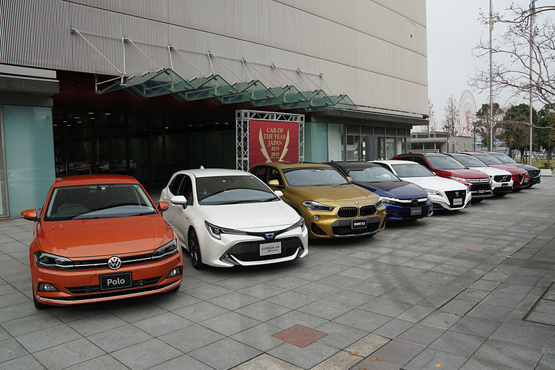 開場前に展示された10ベストカー