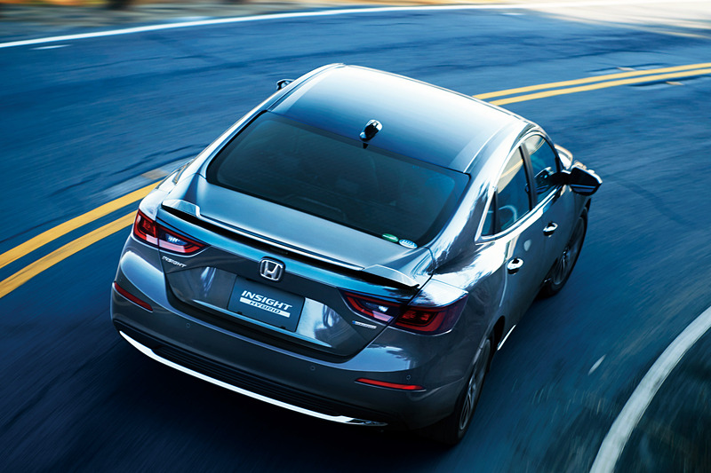 新型インサイトの走行イメージ