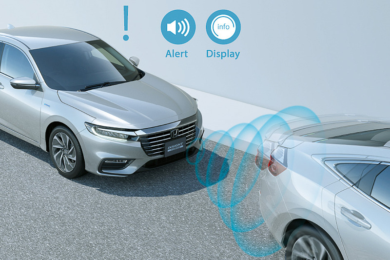 先行車発進お知らせ機能の作動イメージ