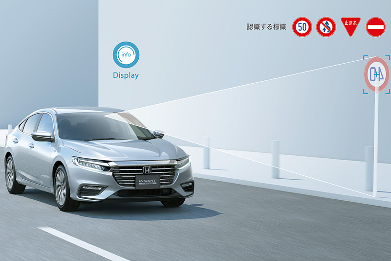 標識認識機能の作動イメージ