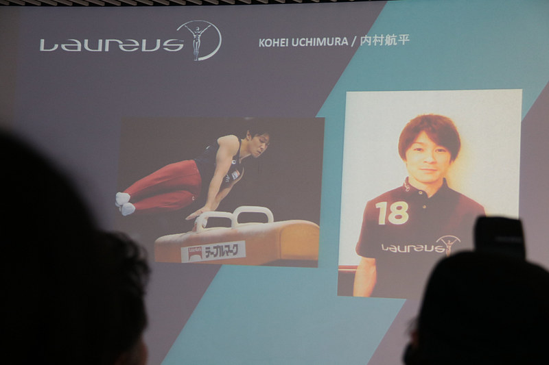 ローレウス・スポーツ・フォー・グッドの趣旨に賛同するスポーツ選手として、内村航平選手、香川真司選手、杉山愛選手が紹介された