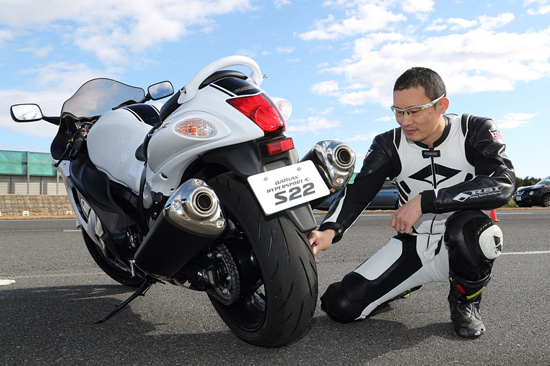 隼のような重量級のマシンでももちろんS22は使えるが、メインのターゲット層としては想定されていないという