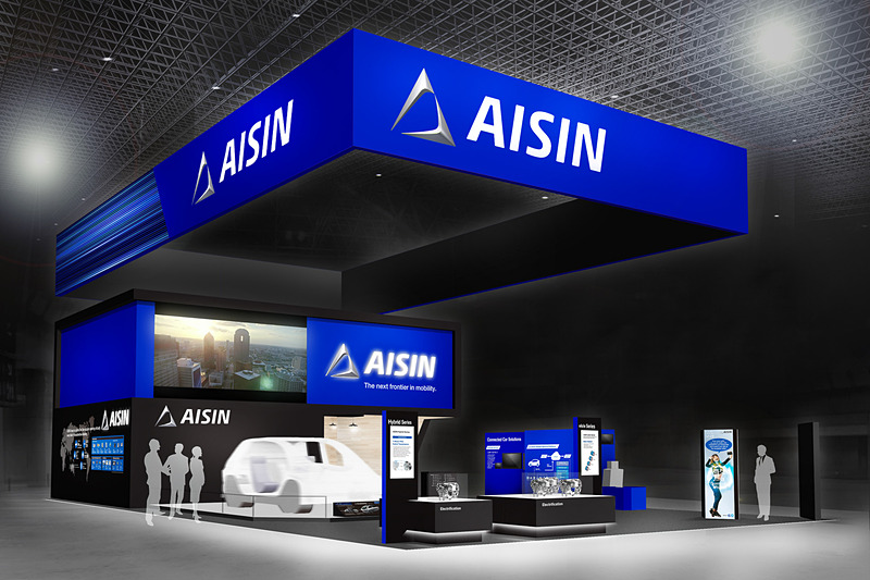 「CES 2019」に出展するアイシンのブースイメージ