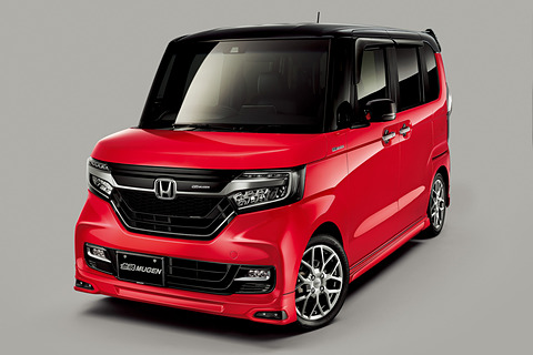 無限、センター出しの「N-BOX カスタム」用デュアルエキゾースト