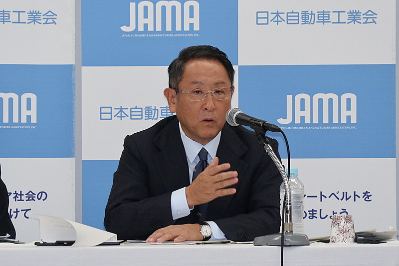 日本自動車工業会 会長の豊田章男氏