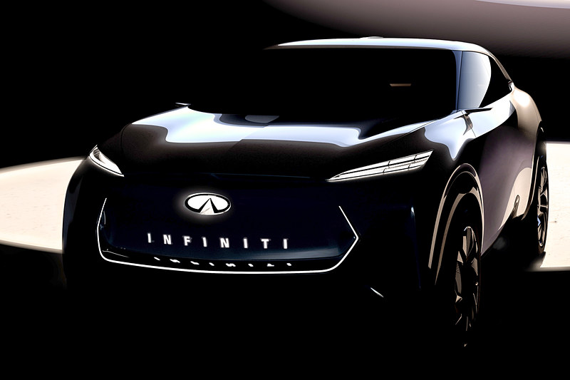 インフィニティ、EVクロスオーバーのコンセプトカーをデトロイトショーで初公開
