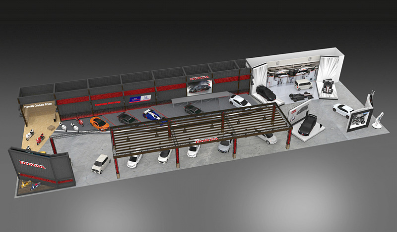 「東京オートサロン2019」のホンダブースイメージ