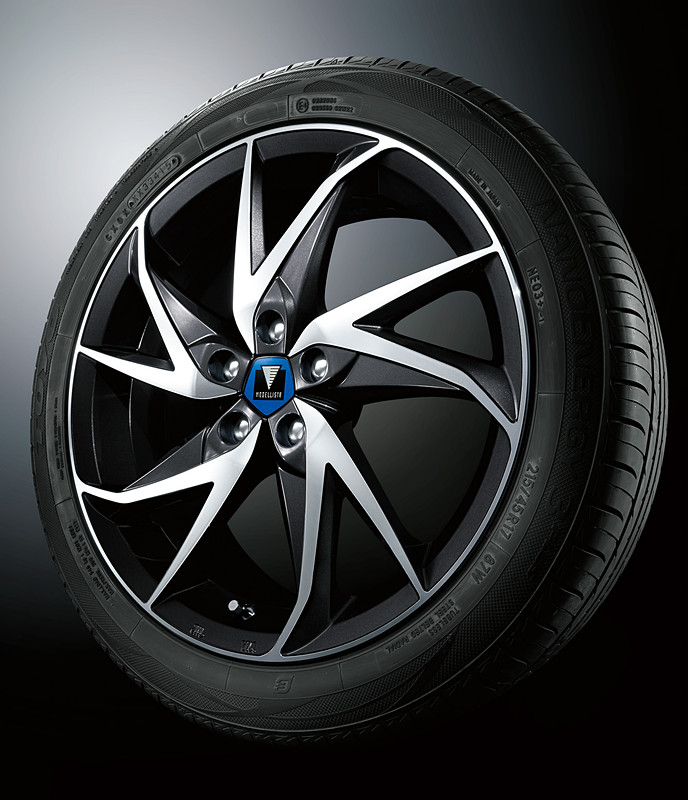 17インチ アルミホイール＆タイヤセット MODELLISTA WingDancerVIII（ブラック×ポリッシュ）＆トーヨータイヤナノエナジー3 PLUS：18万9000円