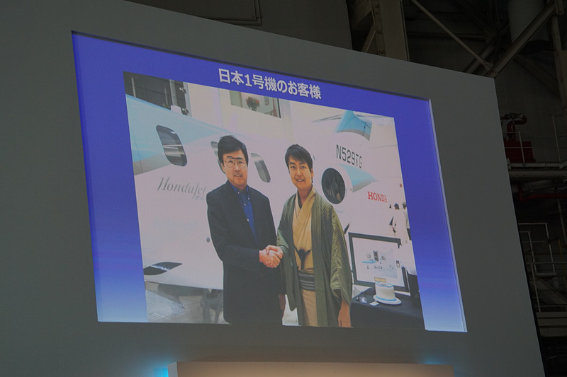 日本での最初の顧客となる千葉功太郎氏