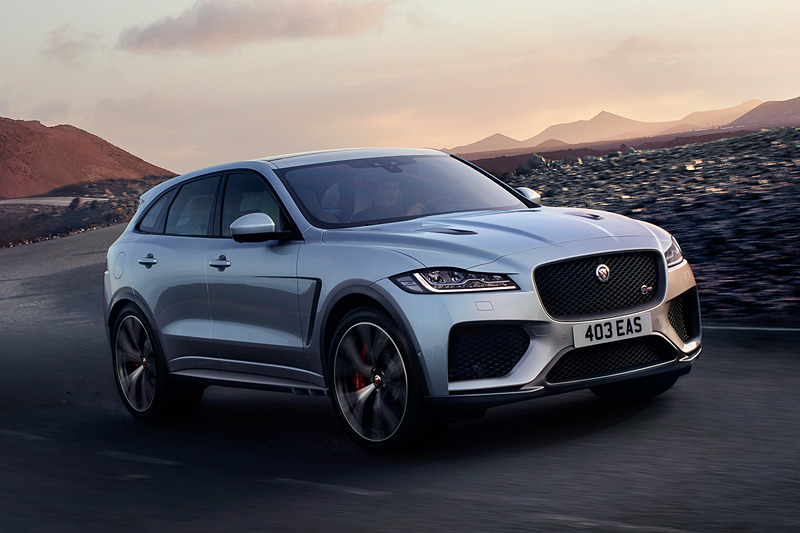 F-PACE SVRの走行イメージ