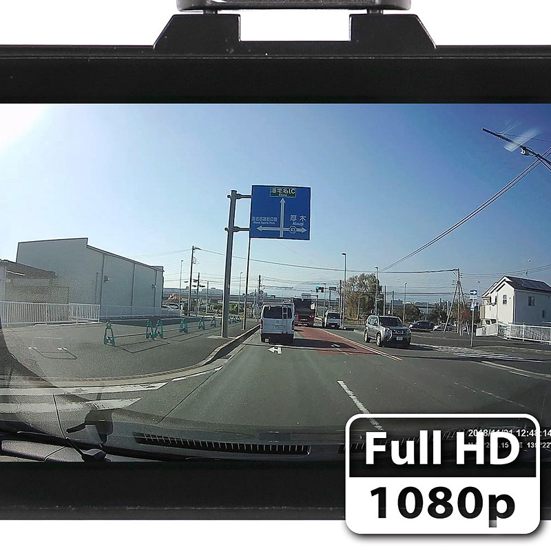 フロントカメラは1920×1080（フルHD）で録画可能