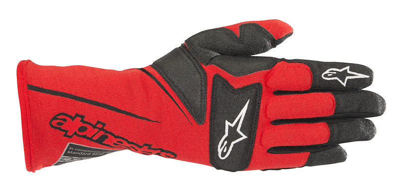 「TECH M GLOVES」（31 RED BLACK）