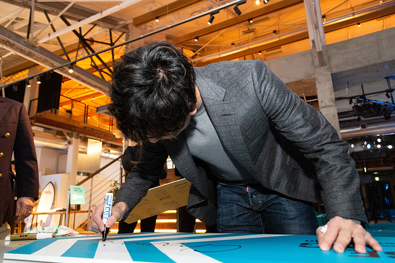 登壇者は朝から最終確認の打ち合わせなどを行ない、いざ本番へ