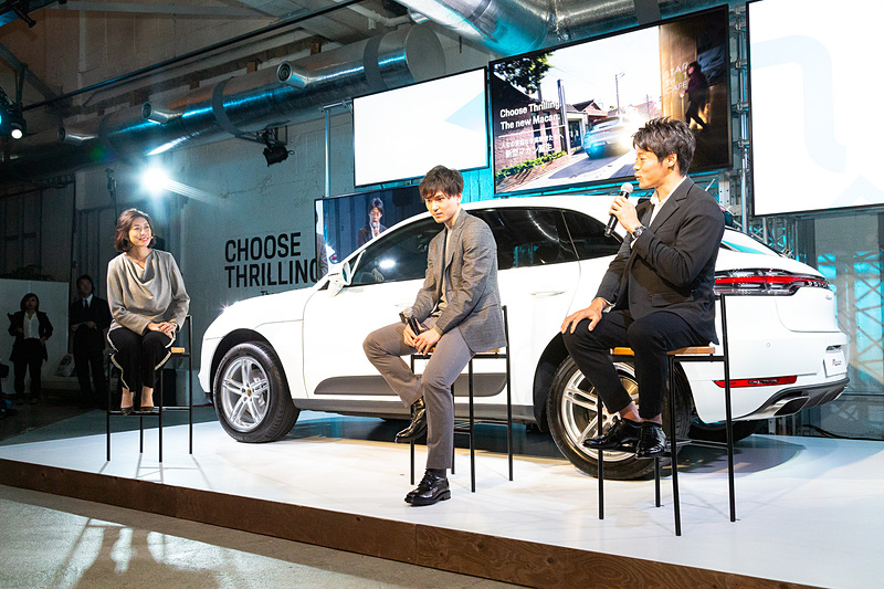 発表会には100名以上の報道関係者が来場し、新型マカンの国内プレミアを見届けた