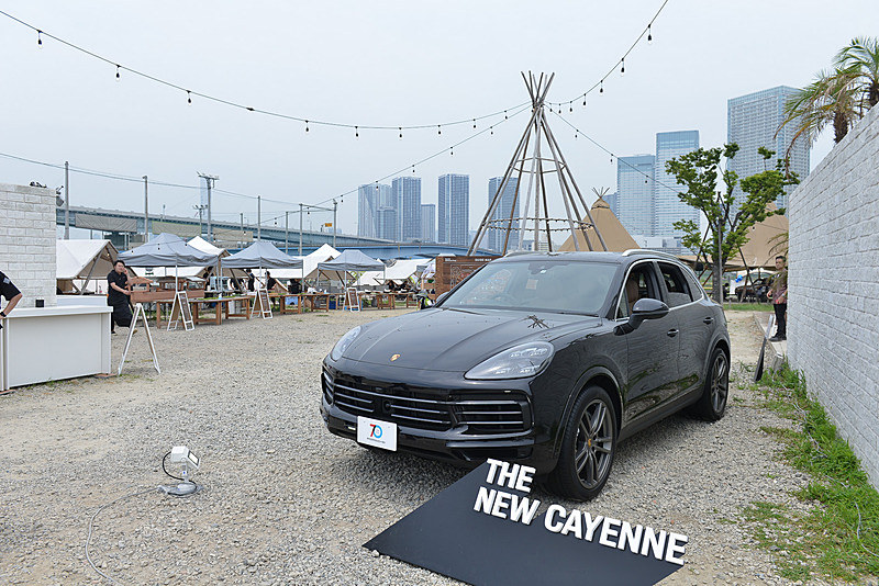 7月に行なわれたグランピングイベント「ポルシェ グラマラス キャンプ」