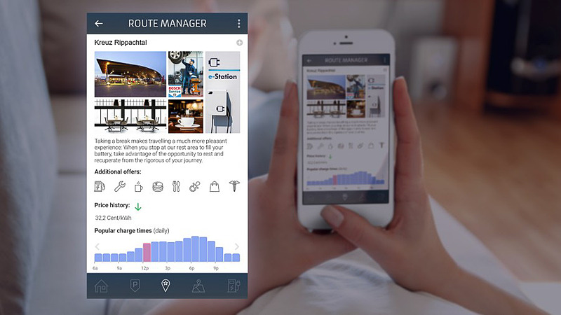 ドライバーの好みに基づいた充電場所を提案する電気自動車充電サービス「コンビニエンス チャージング」