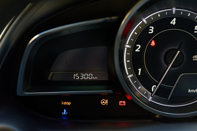 3年間で1万5000kmあまりを走行。控えめ（？）な距離となった