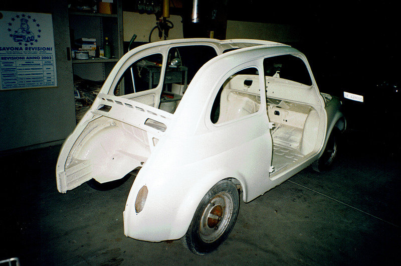 イタリアにあったころの和泉さんの旧500