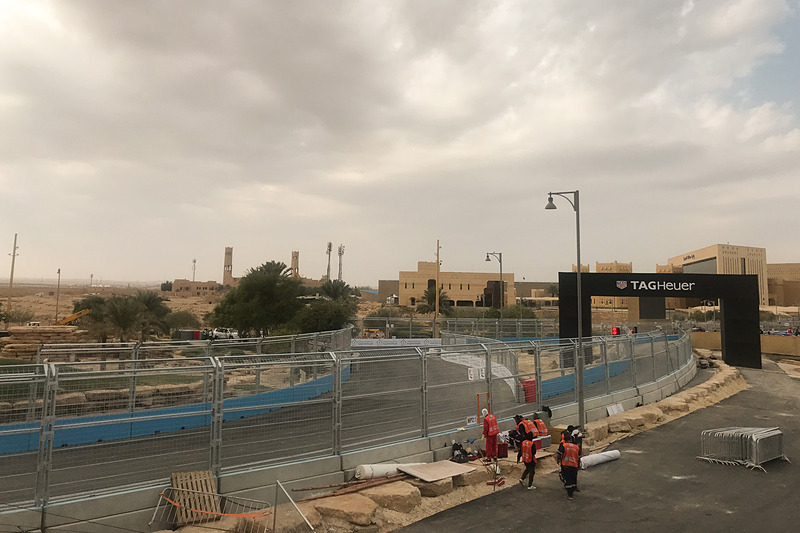 シーズン初戦の会場となったリヤド近郊の様子