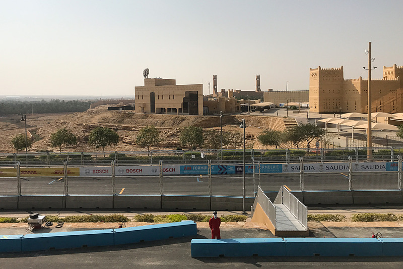 シーズン初戦の会場となったリヤド近郊の様子