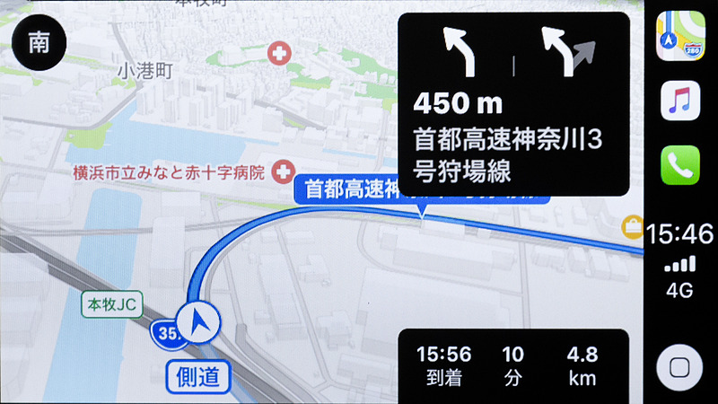 都市高速での案内