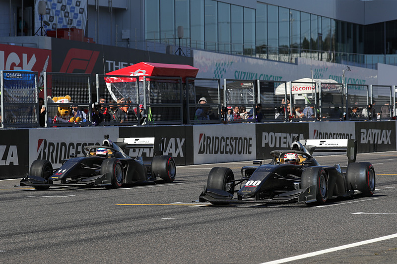 写真は2018年 全日本スーパーフォーミュラ選手権 最終戦 第17回JAF鈴鹿グランプリでのデモ走行