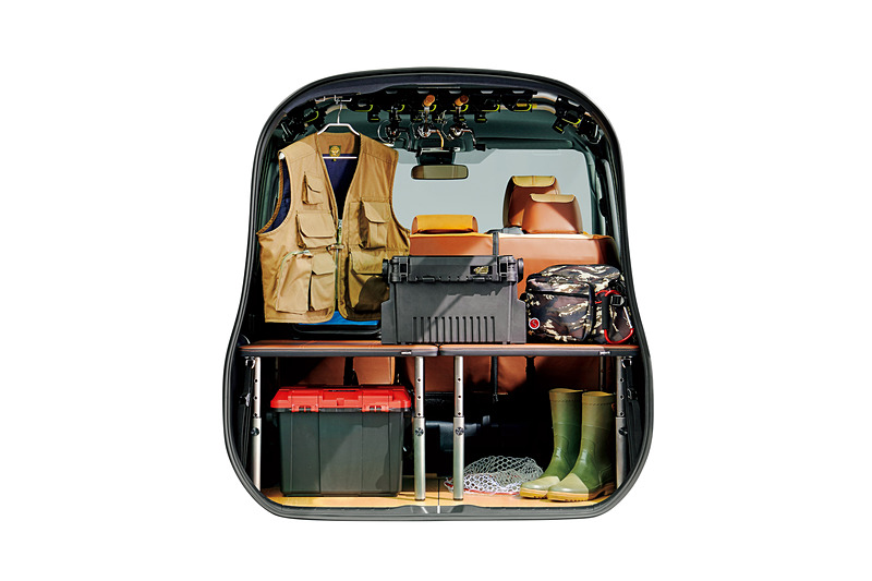 ラゲッジルームの活用イメージ