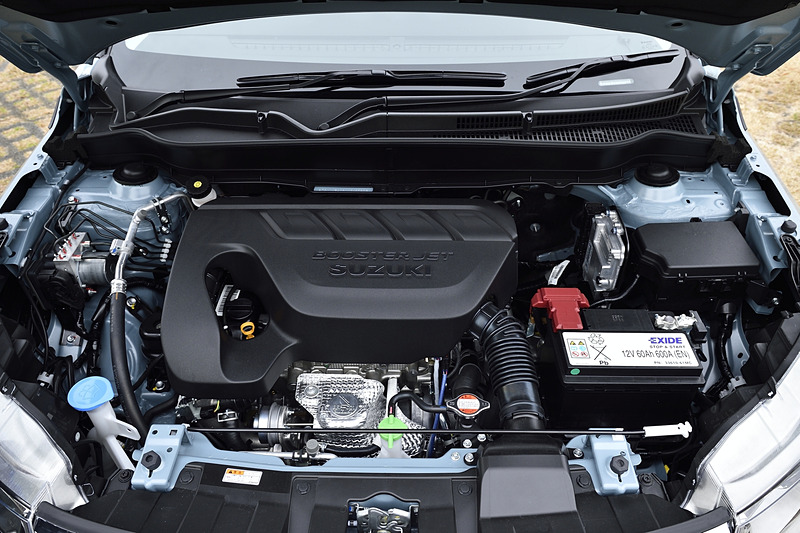 直列4気筒DOHC 1.4リッター直噴ターボの「K14C」型エンジンは、最高出力100kW（136PS）/5500rpm、最大トルク210Nm（21.4kgfm）/2100-4000rpmを発生。WLTCモード燃費は16.0km/L